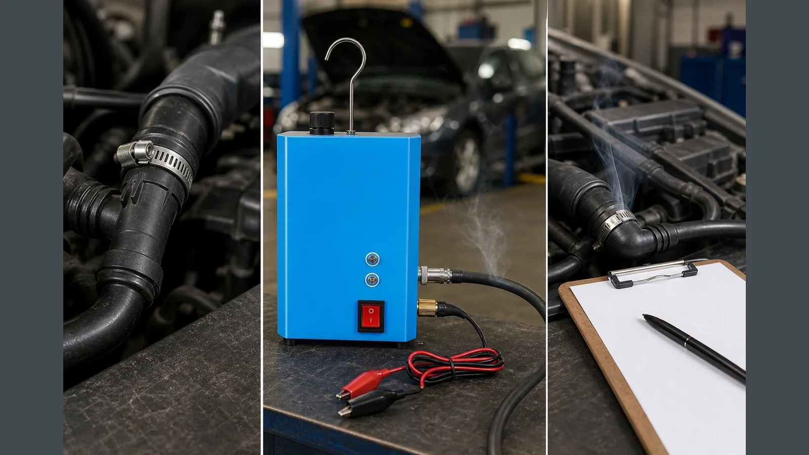 Checklist for verifying an EVAP repair with a repeat smoke test
